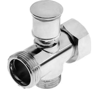 Дивертор для смесителя ZEIN Z746 корпус цинк, переключатель латунь, пружинный, хром 5202115