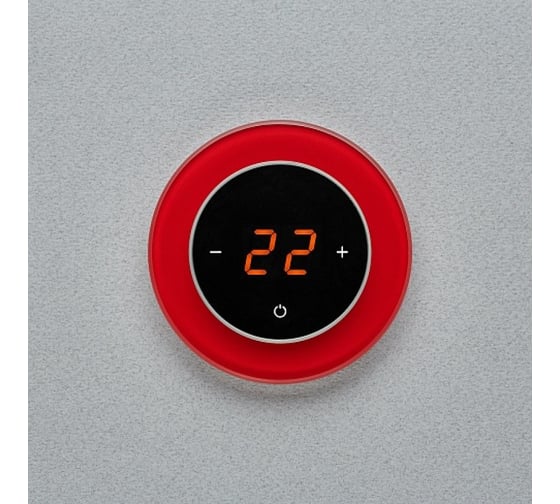 Терморегулятор AURA RONDA 1586 Red Luminous (светящийся красный) 059258