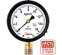 Манометр пылевлагозащищенный ПО Физтех, АО МП3-Уф 0-16 кгс/см2 кт.1,5 d.100 IP54 M20_1,5 РШ 4687206463431