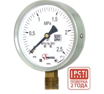 Манометр технический Физтех МП3-Уф_исп_ЭКО 0-2,5 МПа кт.1,5 d.100 IP40 M20_1,5 РШ 4687205629142