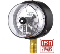 Манометр электроконтактный Физтех ДМ2010ф исп V 0-25 кгс/см2 кт.1,5 d.100 IP40 M20_1,5 РШ 4687205638205