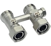 Узел нижнего подключения Millennium двухтрубный прямой 3/4"×3/4" — комплект для радиаторов BKDP3434