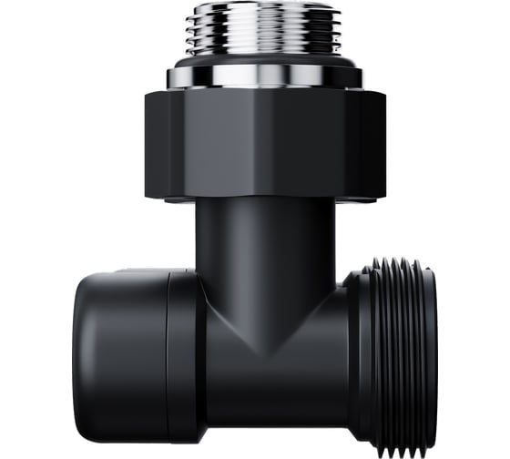 Узел нижнего подключения ROYAL THERMO Design угловой 1/2x3/4 EK (черный) НС-1701228