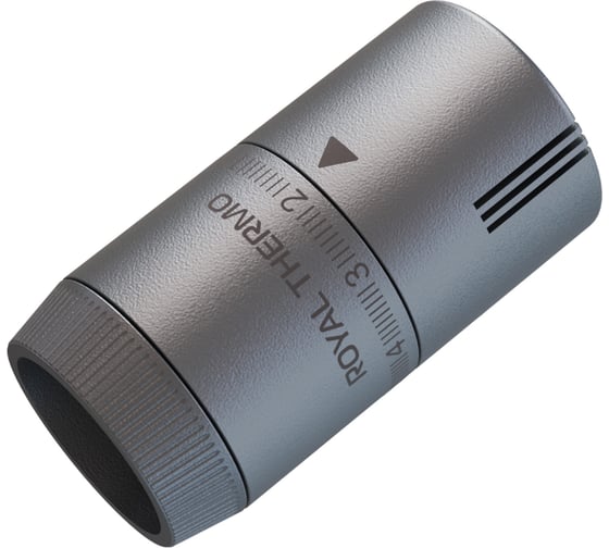 Термоголовка жидкостная ROYAL THERMO Design М30x1,5 (серебристый) НС-1697874