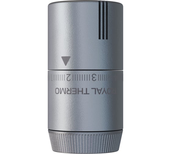 Термоголовка жидкостная ROYAL THERMO Design М30x1,5 (серебристый) НС-1697874