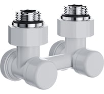 Узел нижнего подключения ROYAL THERMO Design угловой 1/2x3/4 EK (белый) НС-1701222