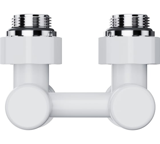 Узел нижнего подключения ROYAL THERMO Design угловой 1/2x3/4 EK (белый) НС-1701222