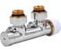 Узел нижнего подключения термостатический угловой Primoclima Armature Thermolink 1/2x3/4, х PCS3412PC 2