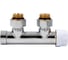 Узел нижнего подключения термостатический угловой Primoclima Armature Thermolink 1/2x3/4, х PCS3412PC 3
