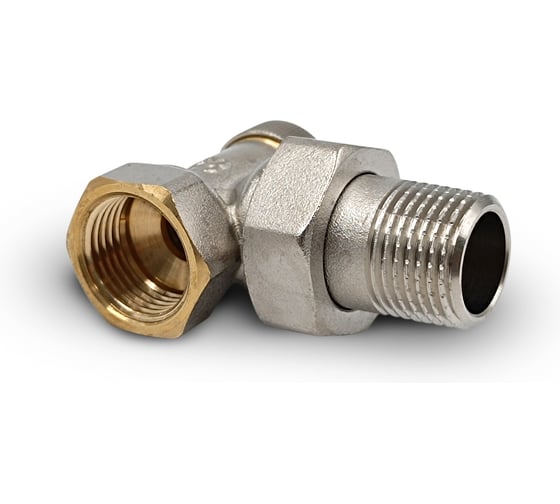 Запорный клапан угловой Primoclima Armature 1/2, никелированный PC1212RA