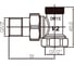 Запорный клапан угловой Primoclima Armature 1/2, никелированный PC1212RA 5