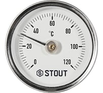 Термометр биметаллический STOUT SIM-1004-630015 накладной с пружиной RG0094NU9EUF2R