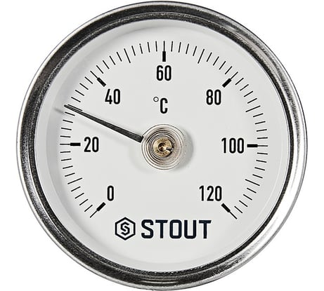 Термометр биметаллический STOUT SIM-1004-630015 накладной с пружиной RG0094NU9EUF2R
