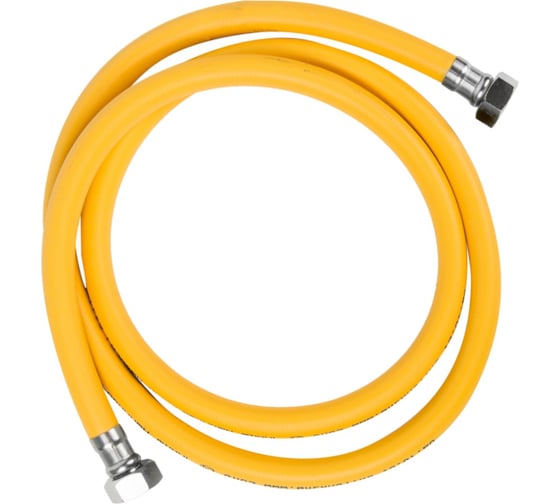 Газовый шланг TUBOFLEX 1/2" ВР/ВР, 1.5 м, желтый 4828407 1