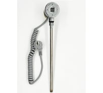 ТЭН Millennium 300 Вт хромированный с цифровым индикатором — нагревательный элемент для электрического полотенцесушителя TVPR0145