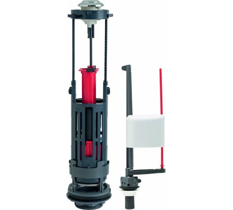 Сливной механизм WIRQUIN Kompact двухрежимный, ONE 3/6 L, заливной клапан донный 1/2 10975008