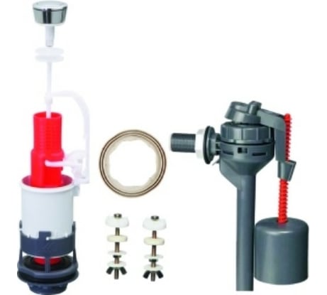 Однокнопочная арматура WIRQUIN MP c заливным клапаном боковой подводки Topy 10718523