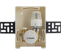 Короба регулировочные с внутренним и наружным термостатическим клапанами OKSELER 1/2 Oks00728