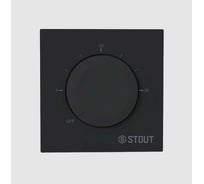 Термостат теплого пола STOUT STE-2001-110720 16А черный RG0093NF3EPI3A