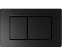 Кнопка смыва Stella Polar квадратная, черная KN9900020 SP-00001864