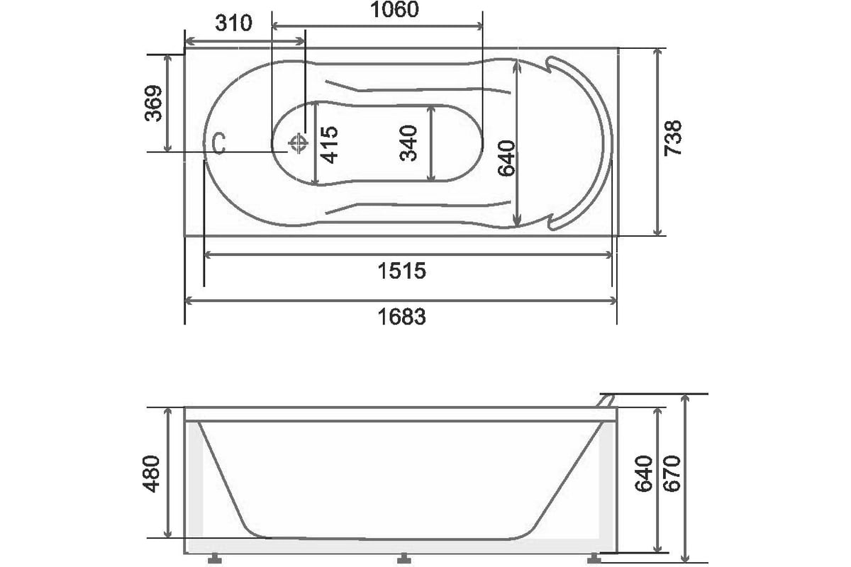 Как установить панель фронтальная для ванны bellsan эрика 1500х750мм