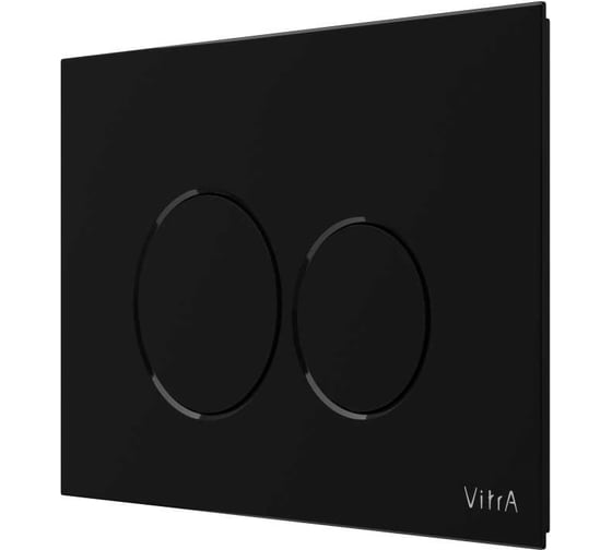 Панель смыва Vitra Origin глянцевый черный 740-2450