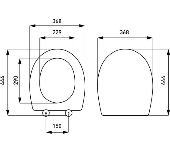Сиденье для унитаза Vitra S20 белое, дюропласт, без микролифта 805-003-009
