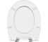 Сиденье для унитаза Vitra S20 белое, дюропласт, без микролифта 805-003-009 2