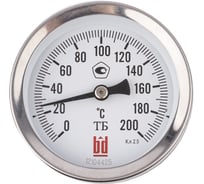 Термометр биметаллический 63Т/500 (0-200С), М20x1,5, кл.2,5 BD 1162001002