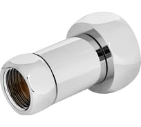 Соединение для полотенцесушителя TIM прямое, 1x3/4 в/в, хром 772371