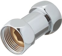 Соединение для полотенцесушителя TIM прямое, 1x1в/в, хром 772421