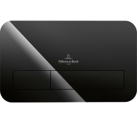 Клавиша смыва Villeroy & Boch ViConnect 269x13x161, черный глянцевый 922400RB
