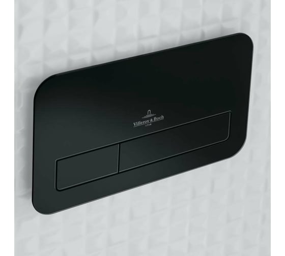 Клавиша смыва Villeroy & Boch ViConnect 269x13x161, черный глянцевый 922400RB