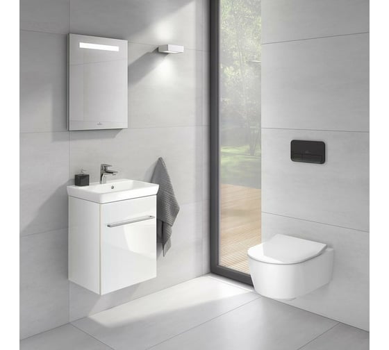 Клавиша смыва Villeroy & Boch ViConnect 269x13x161, черный глянцевый 922400RB