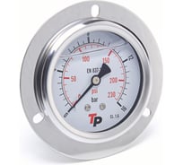 Манометр гидравлический Урдюга D63 мм 0-16 bar 1/4BSP TP фланцевый МГВФ16