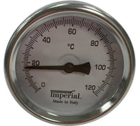 Термометр горизонтальный Imperial 63- 50мм-1/2-120C 896.01