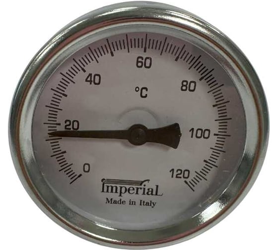 Термометр горизонтальный Imperial 63- 50мм-1/2-120C 896.01 1