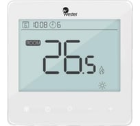 Термостат электронный программируемый Wester RT66PW белый 0-10-0070