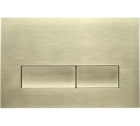 Кнопка смыва для инсталляции механическая Wonzon & Woghand Брашированное золото WW-IB224-BG