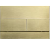 Кнопка смыва для инсталляции механическая Wonzon & Woghand Брашированное золото WW-IB235-BG