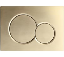 Кнопка смыва для инсталляции механическая Wonzon & Woghand Брашированное золото WW-IB232-BG