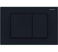 Панель смыва AQUATEK PNS-0000005 (001DQ) Черная матовая для INSP-0000001 Pneumo S (клавиши квадрат) 00000144589