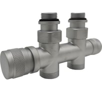Узел нижнего подключения SR Rubinetterie прямой 1/2"х3/4"Е Хром матовый 0682-1500CSE0