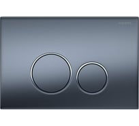 Панель смыва AQUATEK PNS-0000014 (005C-1Q) оружейная сталь матовая для INSP-0000001 Pneumo S (клавиши круглые) 00000144600