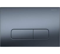 Панель смыва AQUATEK PNS-0000009 (002C-1Q) Оружейная сталь матовая для INSP-0000001 Pneumo S (клавиши прямоугольная) 00000144592