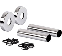 Комплект декоративных трубок SR Rubinetterie 160хD 18-20-1/2" цвет хром 0491-1500C160