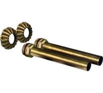 Комплект декоративных трубок SR Rubinetterie с резьбой и отражателями 15x1/2x L 150, бронза A497-1500ZE15