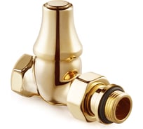 Прямой запорный клапан SR Rubinetterie серия Old Style 1/2, цвет золото 0342-1500D000