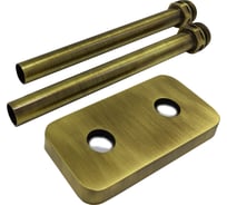 Комплект декоративных трубок SR Rubinetterie с резьбой 50 мм 15х1/2х L 150, бронза A494-1500ZE15