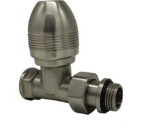 Прямой вентиль SR Rubinetterie серия "Ovus" 1/2", цвет матовый никель 0436-1500NS00